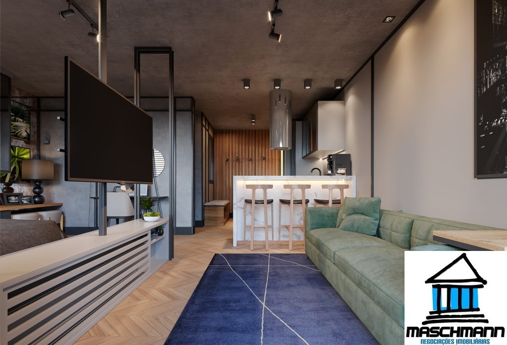 Apartamento 1 Dormitório com enorme terraço terraço em Canela/RS