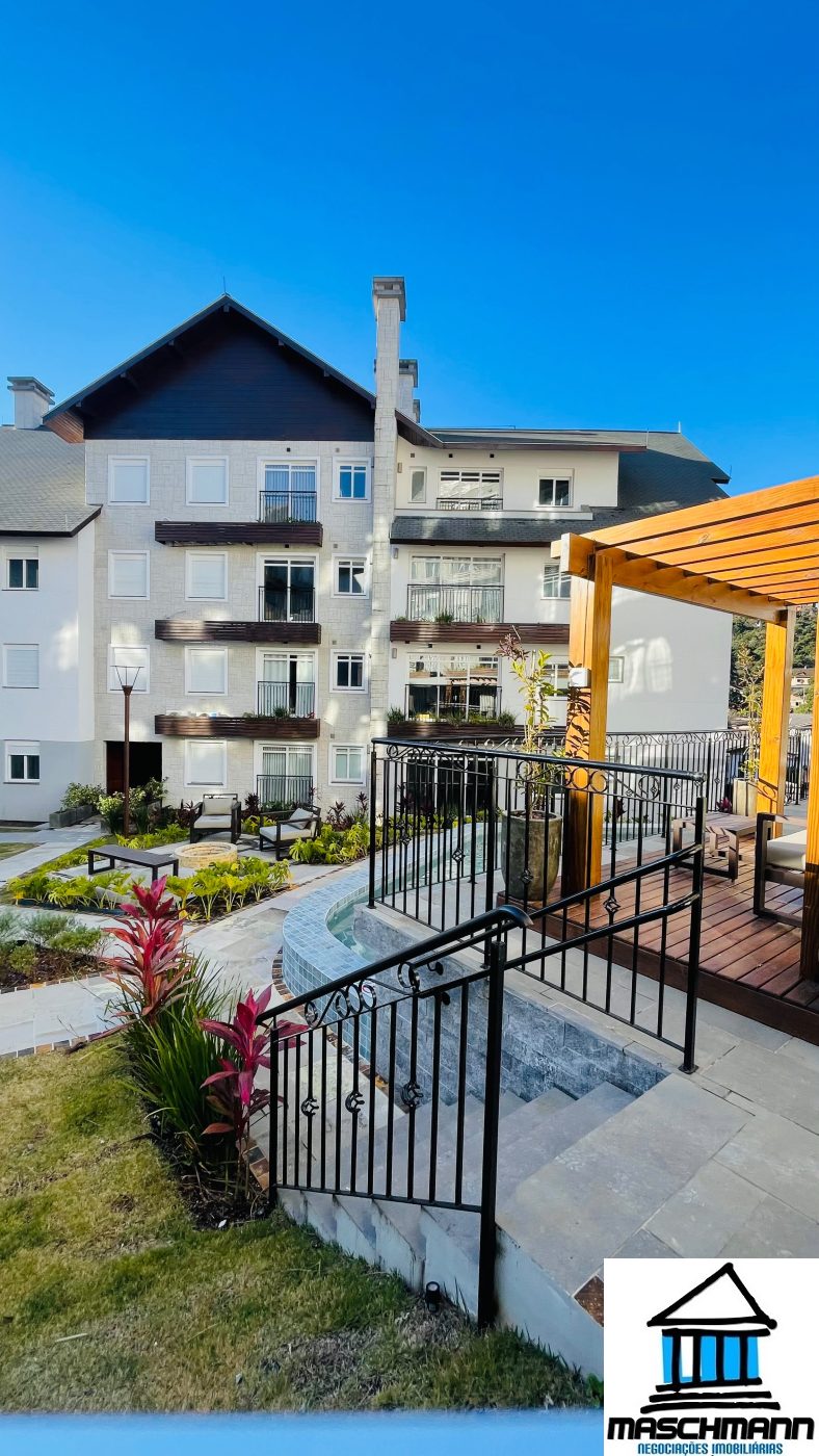 Apartamento 1 suíte no Aire Gramado – mobiliado e pronto para locação por temporada (R$ 550.000)