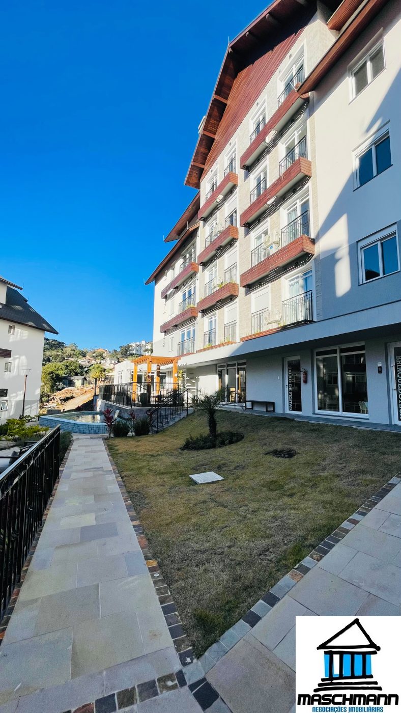 Apartamento 1 suíte no Aire Gramado – mobiliado e pronto para locação por temporada (R$ 550.000)