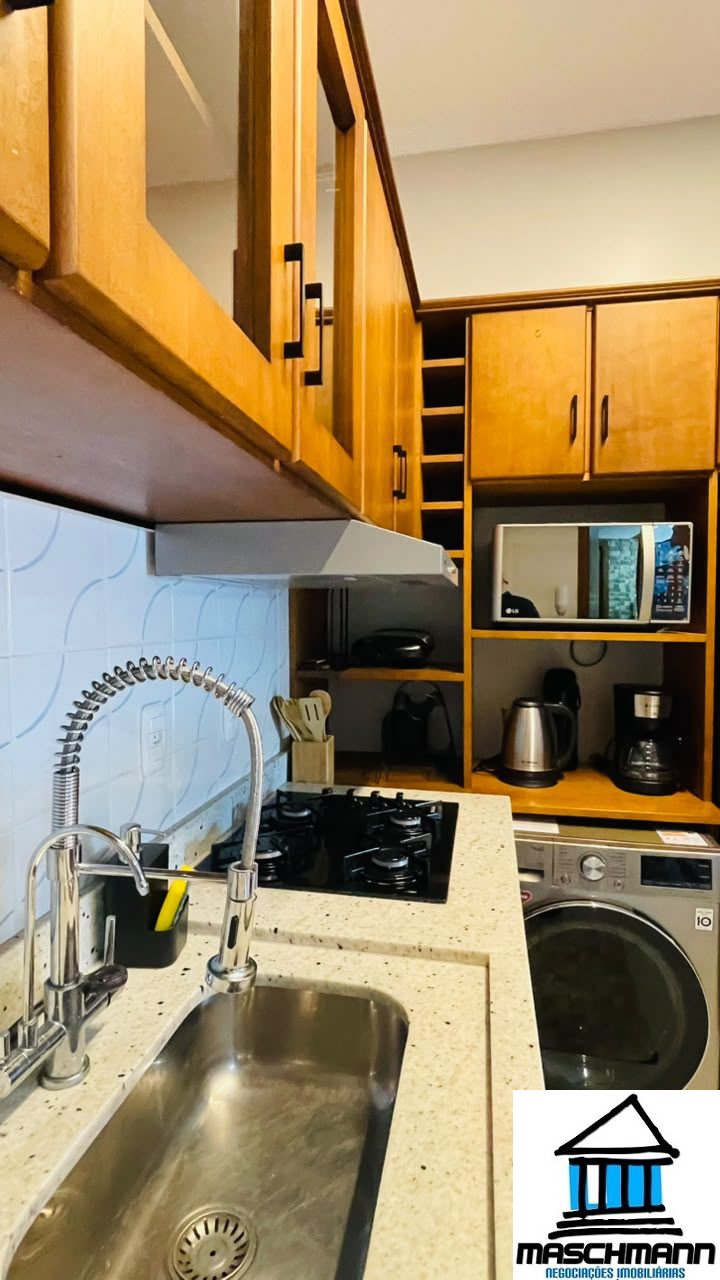 Apartamento mobiliado de 1 dormitório no coração de Gramado