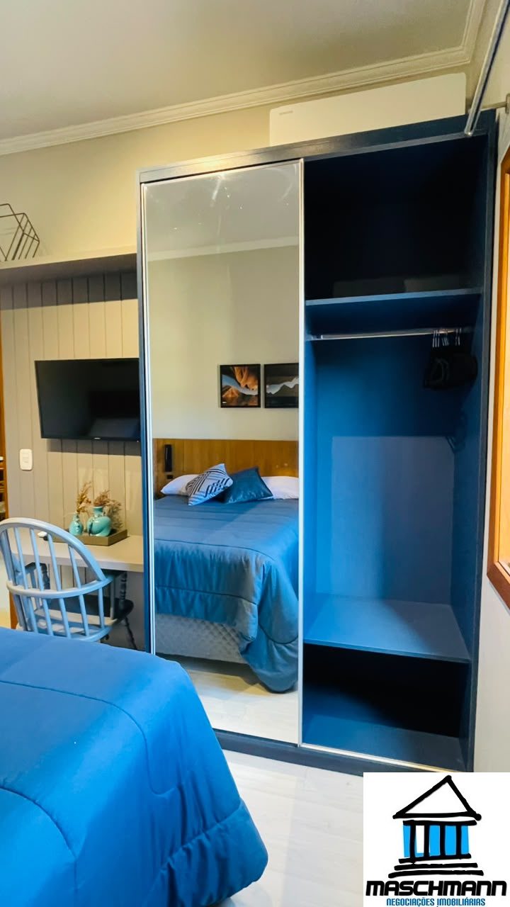 Apartamento mobiliado de 1 dormitório no coração de Gramado