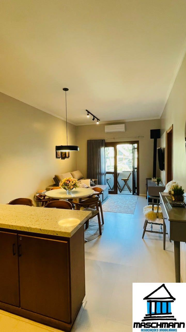 Apartamento mobiliado de 1 dormitório no coração de Gramado