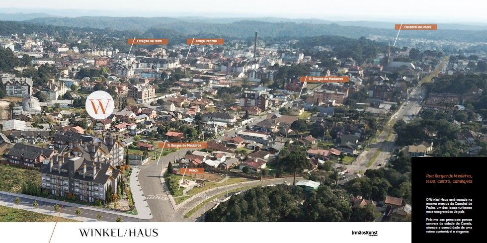 Apartamento de 2 quartos com suíte em Pré Lançamento, Centro, Canela.