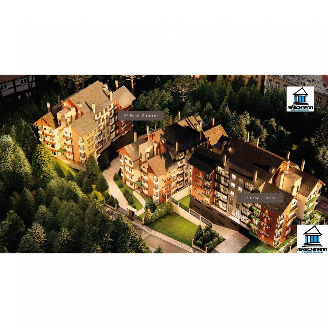 Apartamento de 2 dormirtórios com suíte em Gramado, indicado para investidores!